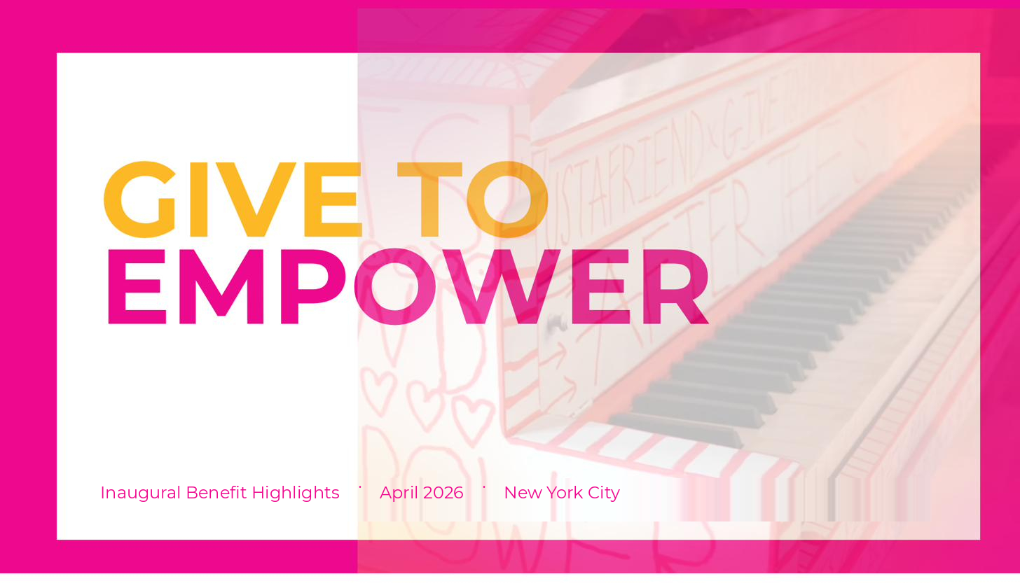 GIVE TO EMPOWER &mdash; Inaugural Benefit Highlights &middot; April 2026 &middot; New York City